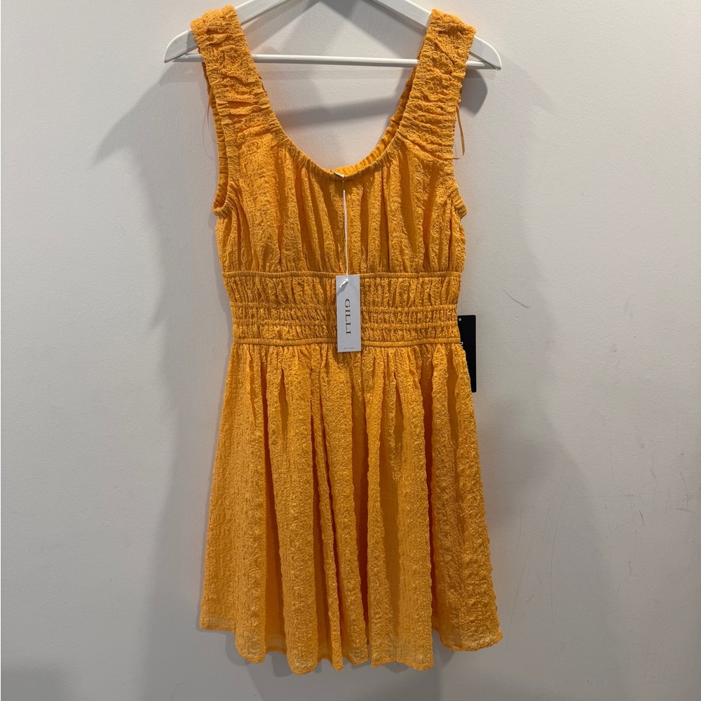 SLEEVELESS RUCHED MINI DRESS - Picture 6 of 10